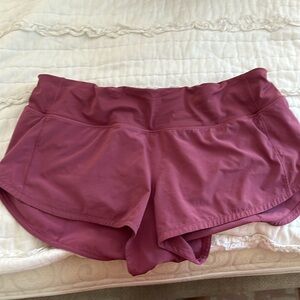 Lululemon purple shorts
